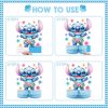 Stitch Party Honeycomb Centerpieces – 5 PCS Table Decorations for Kids Birthday or Baby Shower – Stitch and Lilo Blue Floral Theme Stand-Up Cutouts Stitch Party Honeycomb Centerpieces – 5 PCS Table Decorations for Kids Birthday or Baby Shower – Stitch and Lilo Blue Floral Theme Stand-Up Cutouts