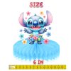 Stitch Party Honeycomb Centerpieces – 5 PCS Table Decorations for Kids Birthday or Baby Shower – Stitch and Lilo Blue Floral Theme Stand-Up Cutouts Stitch Party Honeycomb Centerpieces – 5 PCS Table Decorations for Kids Birthday or Baby Shower – Stitch and Lilo Blue Floral Theme Stand-Up Cutouts