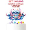 Lilo and Stitch Cake Topper – Happy Birthday Decoration for Kids – Cardstock Topper with Blue Sticks and Glue Dots – 6x8 inch Lilo and Stitch Cake Topper – Happy Birthday Decoration for Kids – Cardstock Topper with Blue Sticks and Glue Dots – 6x8 inch