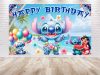 Stitch & Lilo Happy Birthday Party Backdrop Banner | 5x3ft Waterproof Kids Celebration Decor Stitch & Lilo Happy Birthday Party Backdrop Banner | 5x3ft Waterproof Kids Celebration Decor