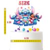 Lilo and Stitch Cake Topper – Happy Birthday Decoration for Kids – Cardstock Topper with Blue Sticks and Glue Dots – 6x8 inch Lilo and Stitch Cake Topper – Happy Birthday Decoration for Kids – Cardstock Topper with Blue Sticks and Glue Dots – 6x8 inch