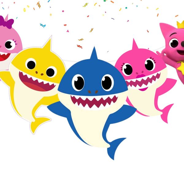 Baby Shark Birthday Banner