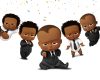 Banner2 Afro Boss Baby Theme Birthday Banner – 5 Cardstock Cutouts, 5FT Party Garland