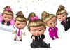 Banner3 Boss Baby Girl Birthday Banner – Pink Baby Boss Garland Decoration – 5ft