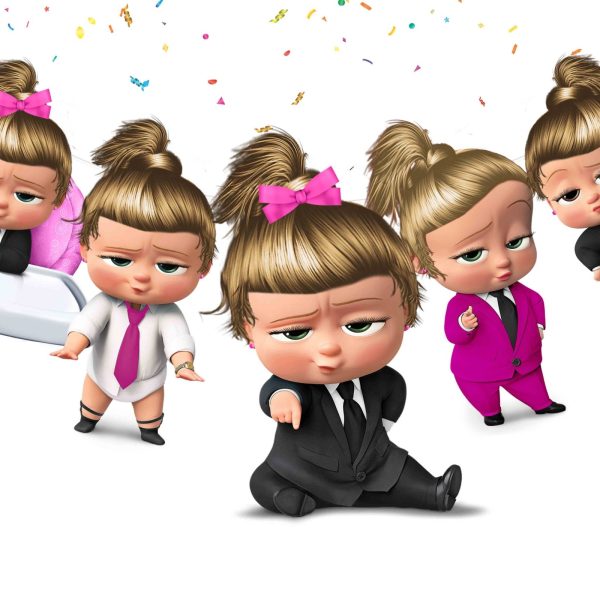Boss Baby Girl Birthday Banner – Pink Baby Boss Garland Decoration – 5ft