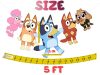 White,Brick,Wall,3d,Background Bluey Birthday Banner