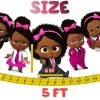 White,Brick,Wall,3d,Background Boss Baby Girl Afro Birthday Banner