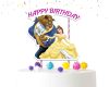 Beauty and The Beast Cake Topper Beauty and The Beast Cake Topper