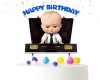 Cake The Boss Baby "Happy Birthday" Briefcase Cake Topper