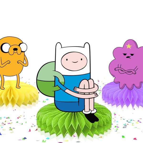 Adventure Time Honeycomb Centerpieces
