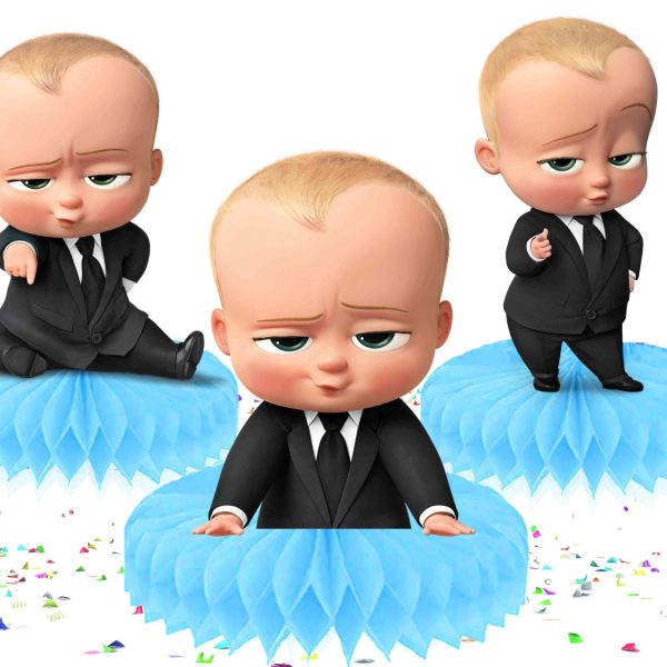 The Boss Baby Honeycomb Table Centerpieces (Set of 5)