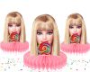 Barbie Honeycomb Centerpieces Barbie Honeycomb Centerpieces