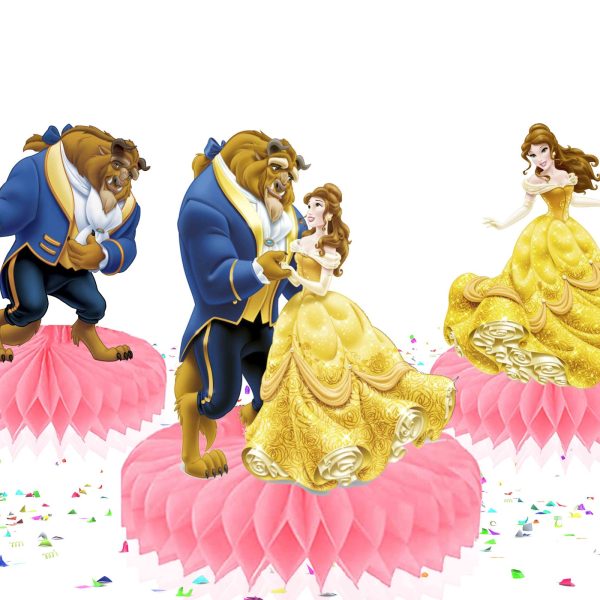 Beauty and The Beast Honeycomb Table Centerpieces
