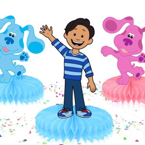 Blue’s Clues Honeycomb Centerpieces