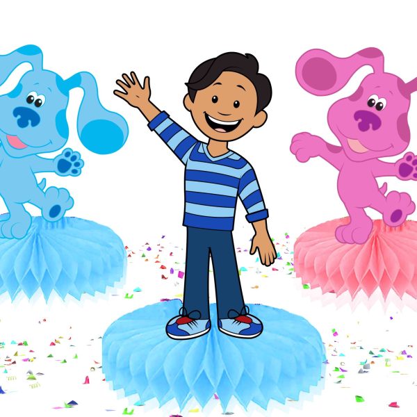 Blue’s Clues Honeycomb Centerpieces