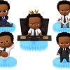 Honey_2_2 Afro Boss Baby Honeycomb Table Centerpieces – 5 PCS Birthday Party Decorations