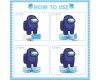 Honey_Blue_How_To_Use Among Us Honeycomb Crewmate Centerpieces