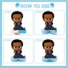 Honey_Blue_How_To_Use2 Afro Boss Baby Honeycomb Table Centerpieces – 5 PCS Birthday Party Decorations