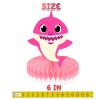 Baby Shark Honeycomb Centerpieces – Table Decorations Set – 5 Cute Baby Shark Cardstock Figures Baby Shark Honeycomb Centerpieces – Table Decorations Set – 5 Cute Baby Shark Cardstock Figures