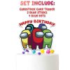 Include Among Us Cake Topper