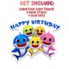 Baby Shark Cake Topper – Baby Shark Happy Birthday Topper with Sticks Baby Shark Cake Topper – Baby Shark Happy Birthday Topper with Sticks