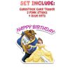 Beauty and The Beast Cake Topper Beauty and The Beast Cake Topper