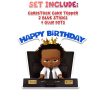 Include2 Afro Baby Boss Cake Topper – Black Baby Boss Birthday Cake Decoration