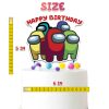 Size Among Us Cake Topper