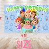 Cocomelon Birthday Backdrop Cocomelon Birthday Backdrop