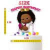 Size4 Boss Baby Girl Afro Cake Topper