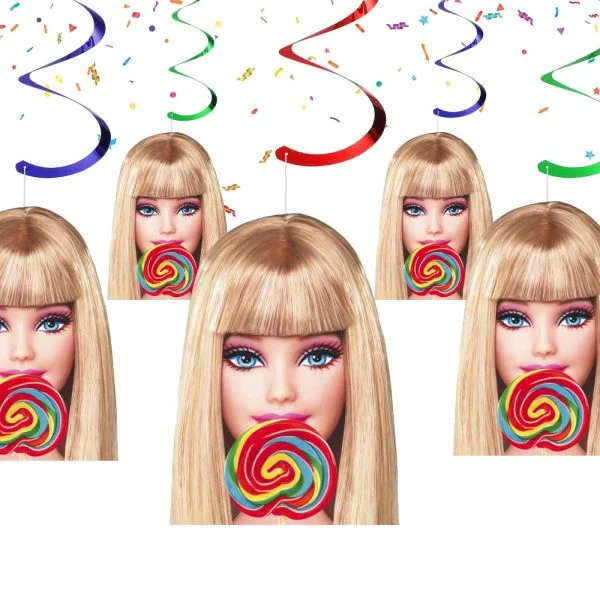 Barbie Hanging Swirl Decorations Barbie Hanging Swirl Decorations