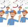 Blippi Hanging Swirl Decorations Blippi Hanging Swirl Decorations