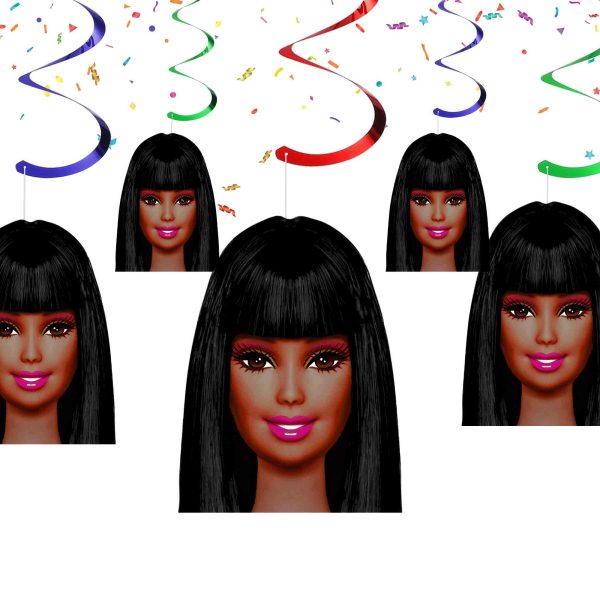 Afro Barbie Swirls, Streamers