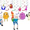 Swirls_All Adventure Time Hanging Swirl Decorations