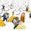 Beauty and The Beast Hanging Swirl Decorations Beauty and The Beast Hanging Swirl Decorations