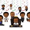Swirls_All2 Afro Boss Baby Ceiling Swirl Decorations – 10 Hanging Swirls Party Set