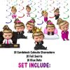 Swirls_Included3 Boss Baby Girl Hanging Swirl Decorations – 10 Cutouts