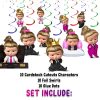 Swirls_Included3 Boss Baby Girl Hanging Swirl Decorations – 10 Cutouts