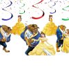 Beauty and The Beast Hanging Swirl Decorations Beauty and The Beast Hanging Swirl Decorations