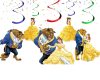 Beauty and The Beast Hanging Swirl Decorations Beauty and The Beast Hanging Swirl Decorations