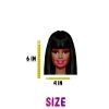Afro Barbie Hanging Swirls Afro Barbie Hanging Swirls