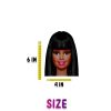 Afro Barbie Hanging Swirls Afro Barbie Hanging Swirls