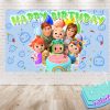 Cocomelon Birthday Backdrop Cocomelon Birthday Backdrop