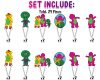 Barney & Friends Cupcake Toppers Barney & Friends Cupcake Toppers