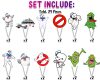 Ghostbusters Birthday Cupcake Toppers Set of 24 Ghostbusters Birthday Cupcake Toppers Set of 24