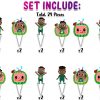 Afro Cocomelon Cody Cupcake Toppers – 24 PCS Birthday Party Decorations Afro Cocomelon Cody Cupcake Toppers – 24 PCS Birthday Party Decorations