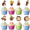 Curious George Cupcake Toppers Curious George Cupcake Toppers