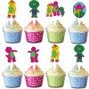 Barney & Friends Cupcake Toppers Barney & Friends Cupcake Toppers
