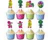 Barney & Friends Cupcake Toppers Barney & Friends Cupcake Toppers