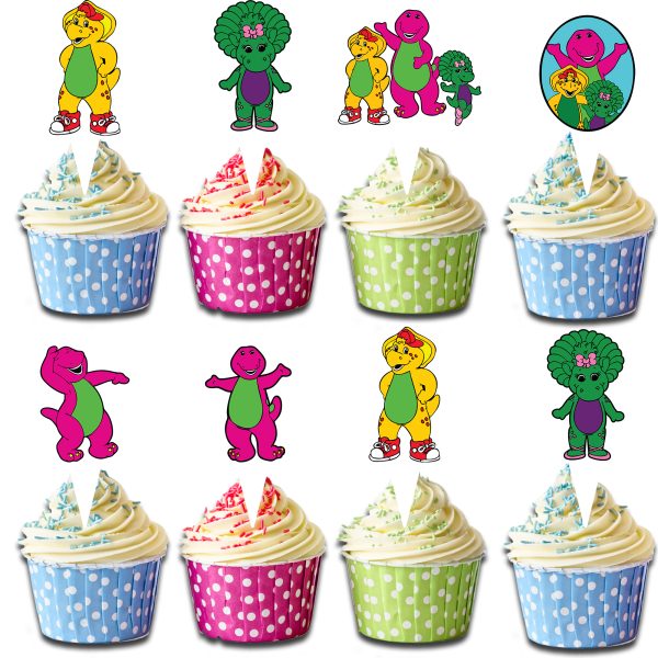 Barney & Friends Cupcake Toppers